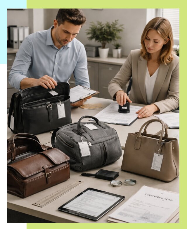 Сертификация сумок в Воскресенске от 7754 руб. | Алешин-Вск