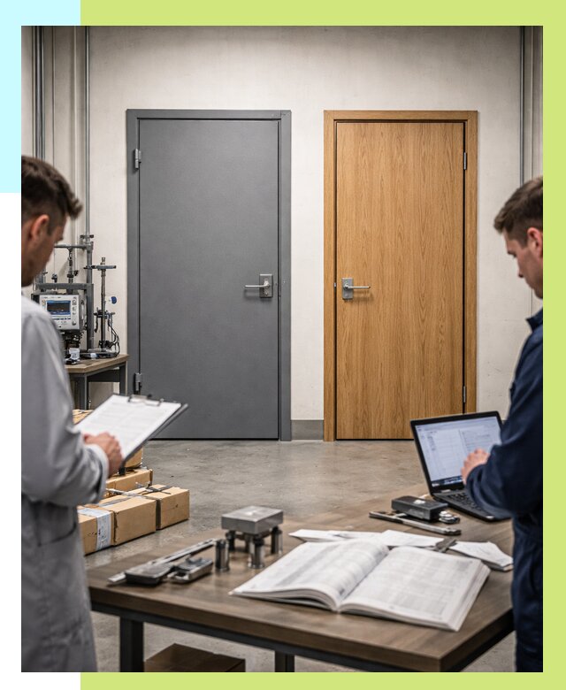 Сертификация дверей в Воскресенске от 8270 р. под ключ | Алешин-Вск