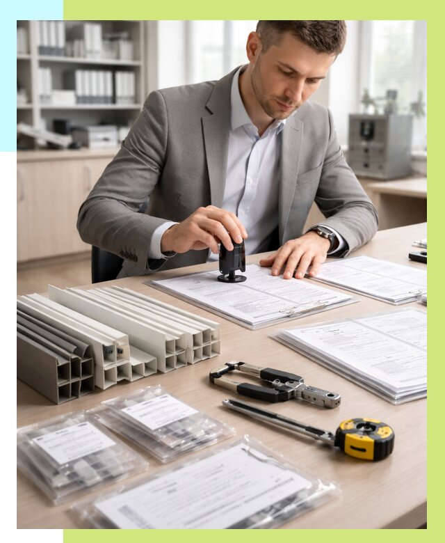 Сертификация ПВХ продукции в Воскресенске от 8787 р., Алешин-Вск