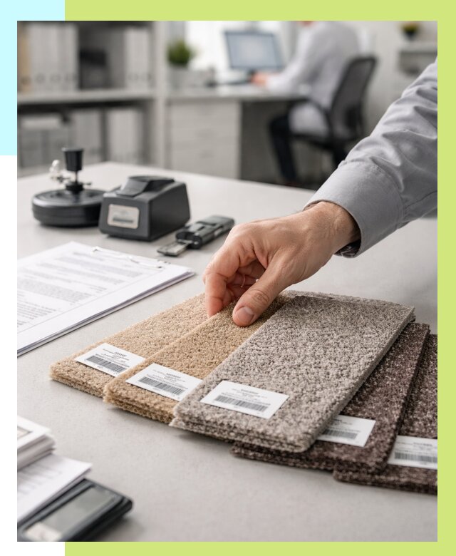 Сертификация ковролина в Воскресенске от 15507 р., Алешин-Вск