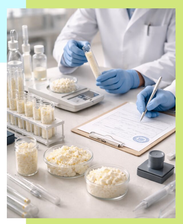 Сертификация творога в Воскресенске от 12406 р. под ключ | Алешин-Вск