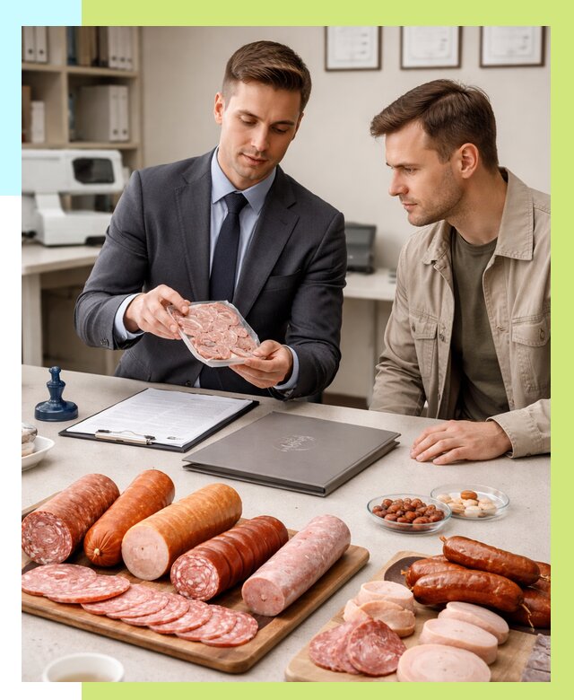 Сертификация колбасных изделий в Воскресенске от 7754 р. | Алешин-Вск