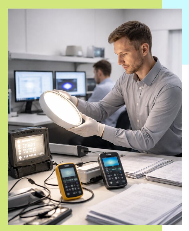 Сертификация светильников в Воскресенске: испытания и оформление