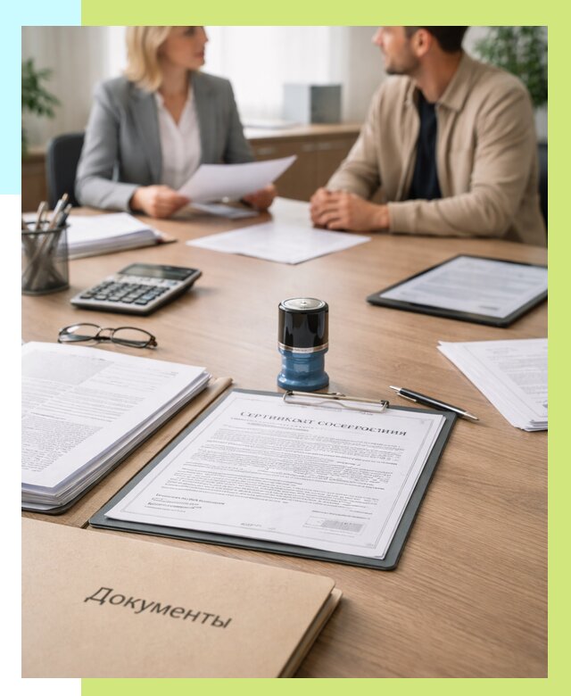 Сертификат соответствия на продукцию в Воскресенске от 15507 р.|Алешин-Вск