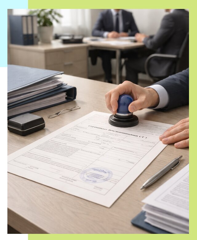 Сертификат происхождения СТ 1 в Воскресенске от 4652 р. | Алешин-Вск