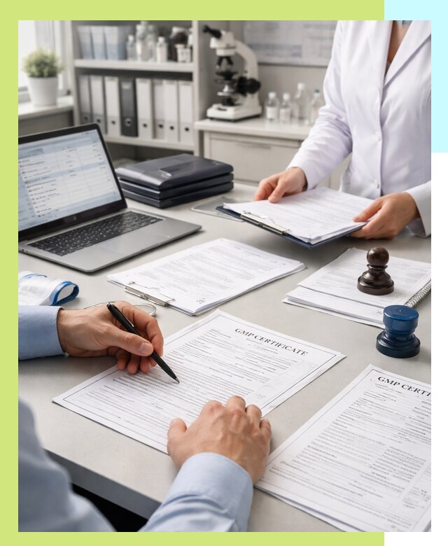 Оформление сертификата GMP в Воскресенске для фармпроизводства