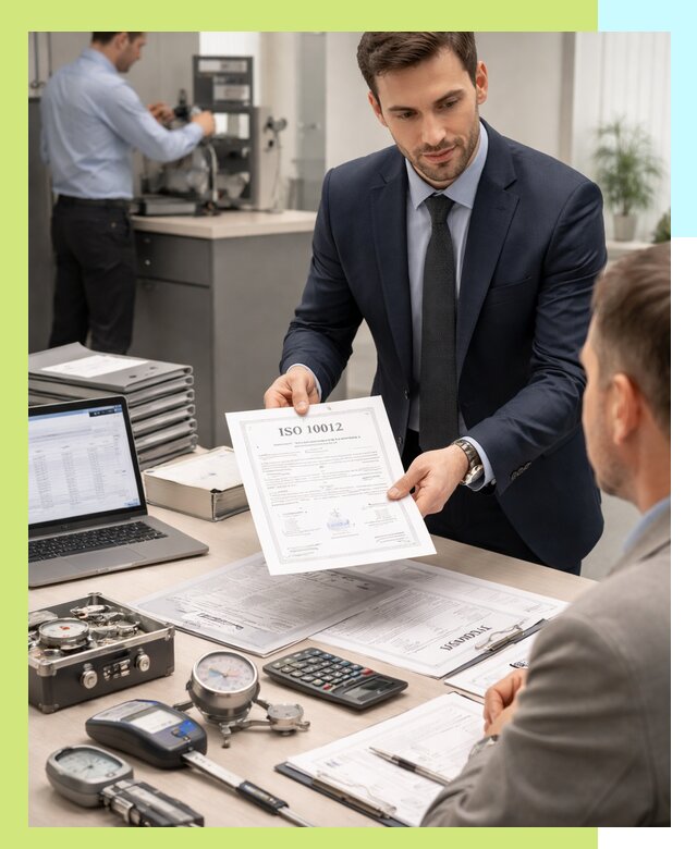 Выдача сертификата ISO 10012 по требованиям метрологии в Воскресенске