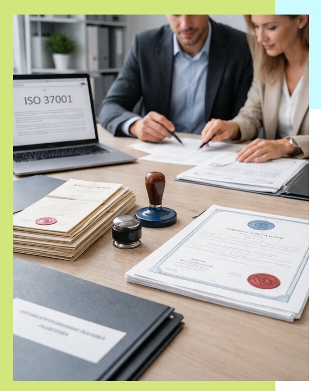 Получение сертификата ISO 37001 по системе борьбы с коррупцией в Воскресенске