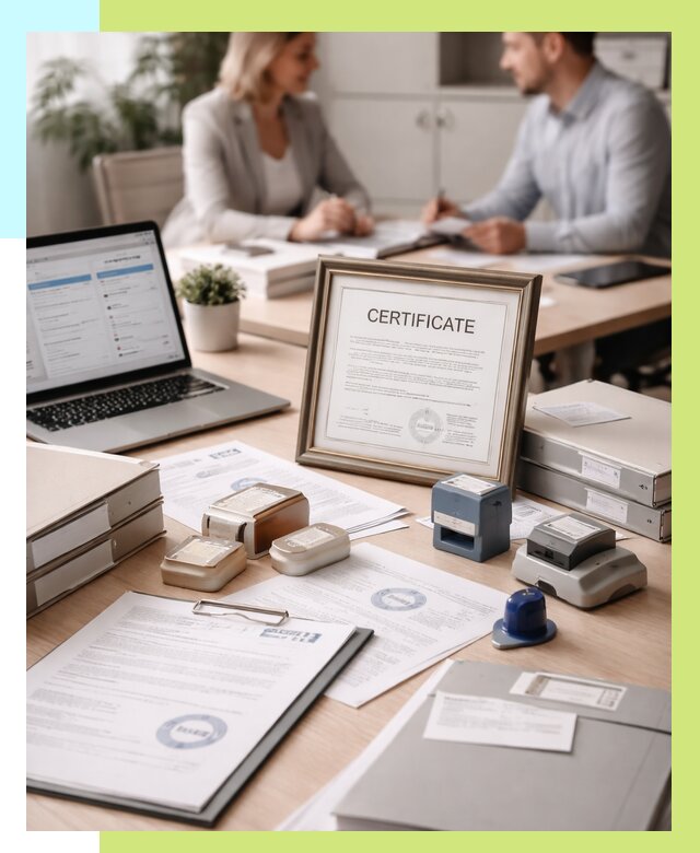 Сертификация компании в Воскресенске от 46521 р. | Алешин-Вск — заказ